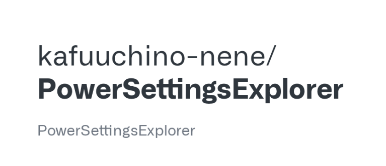 Power Settings Explorer官方Logo
